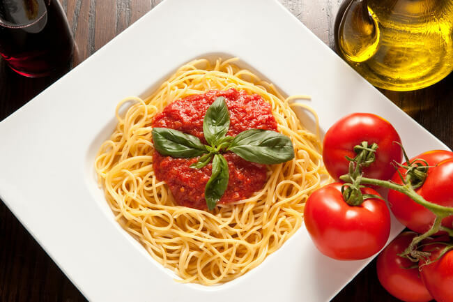 Pasta włoska - pomodoro e basilico